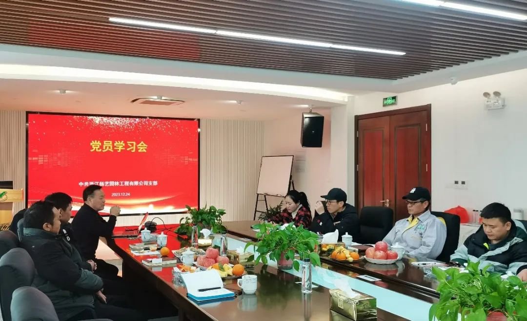 强化党建引领，践行绿色发展 | MG冰球游戏党员日学习会